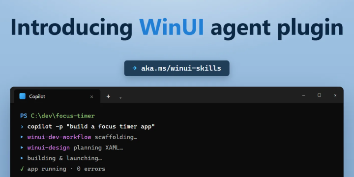 WinUI agent plugin
